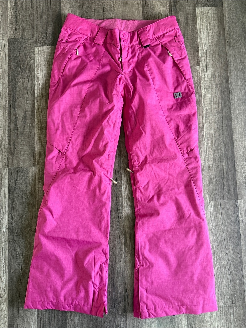 DC Pants Pink Ace Ski Pants Size Medium Exotex 5K Series Snowboard Snow Pants